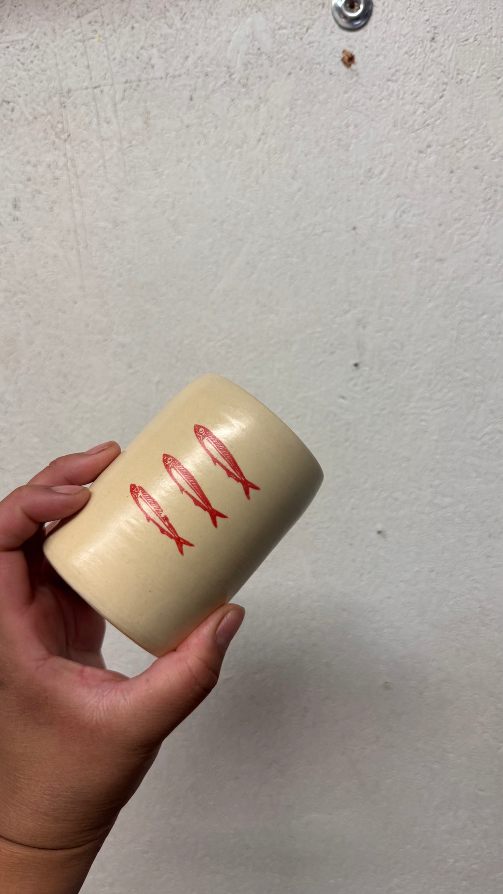 Sardine Travel Mug Red